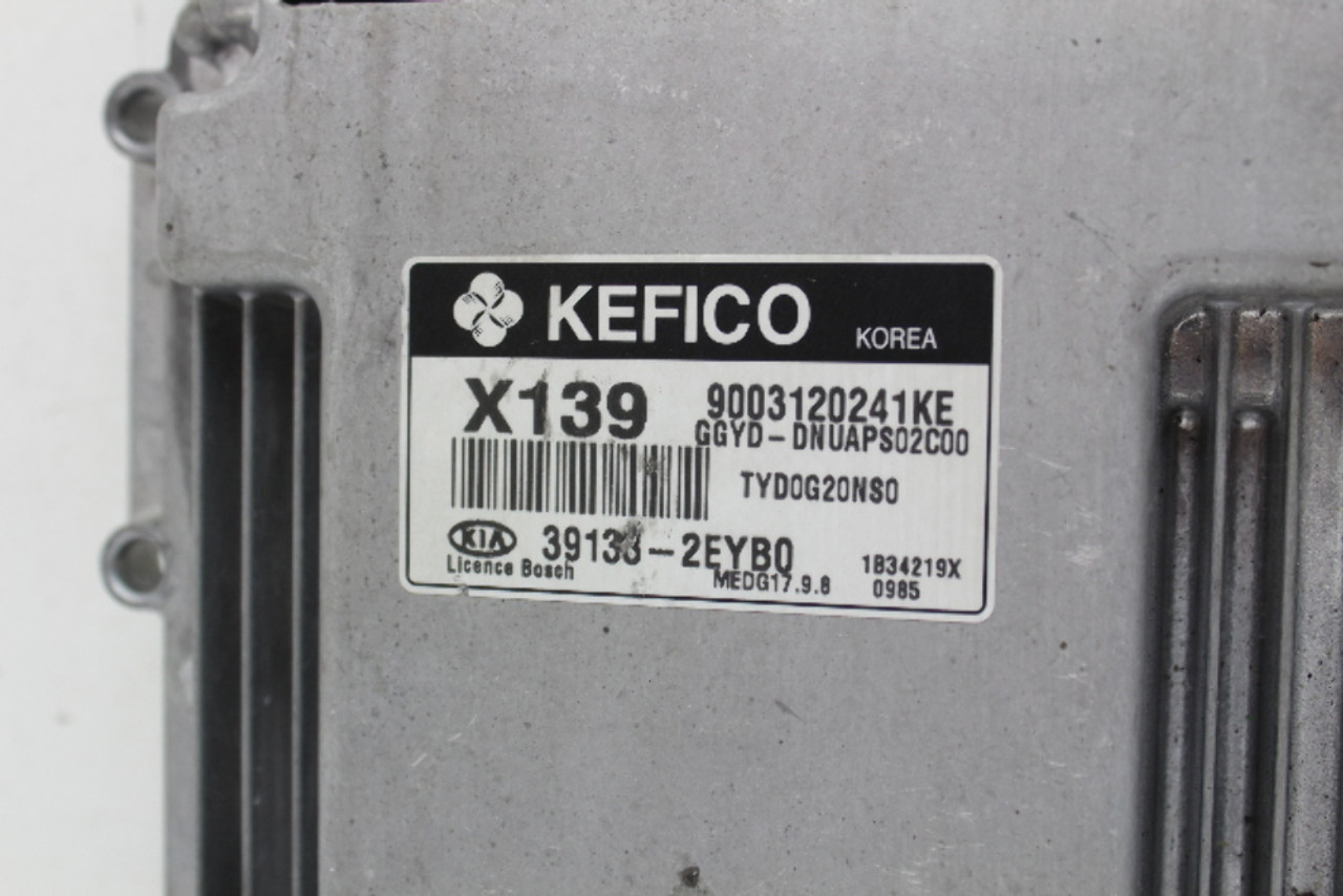 14 Kia Forte 39138-2EYB0 Computer Brain Engine Control ECU ECM EBX Module