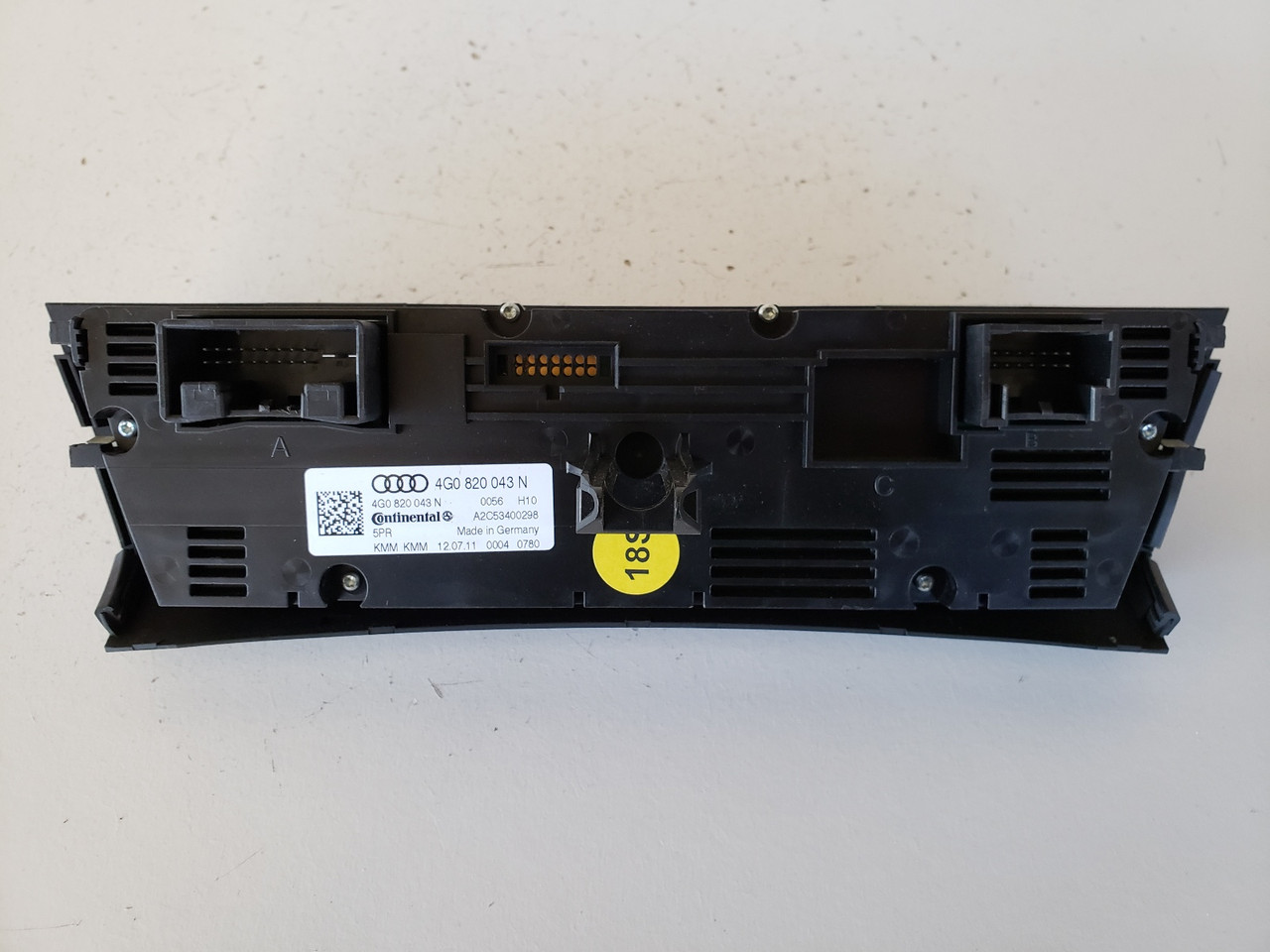12 13 14 15 Audi A6 Climate Control Panel Temperature Unit A/C Heater