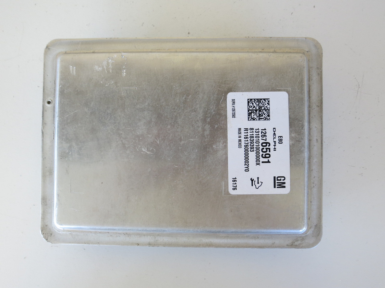 16 Chevy Cruze 12672502 Computer Brain Engine Control ECU ECM EBX Module