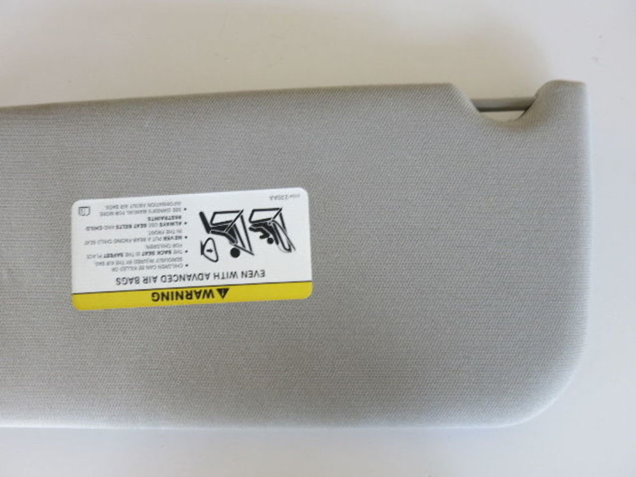 05-10 GRAND CHEROKEE RIGHT PASSENGER SIDE INTERIOR SUN VISOR SUNVISOR GREY V5911