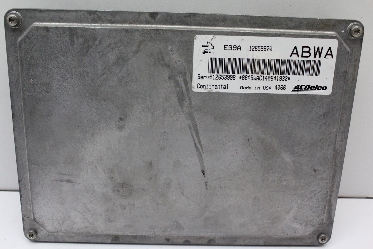 14 15 Cadillac CTS 12653998 Computer Brain Engine Control ECU ECM EBX Module