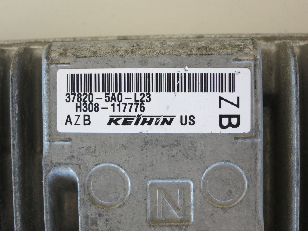 16 Honda Accord 37820-5A0-L23 Computer Brain Engine Control ECU ECM EBX Module