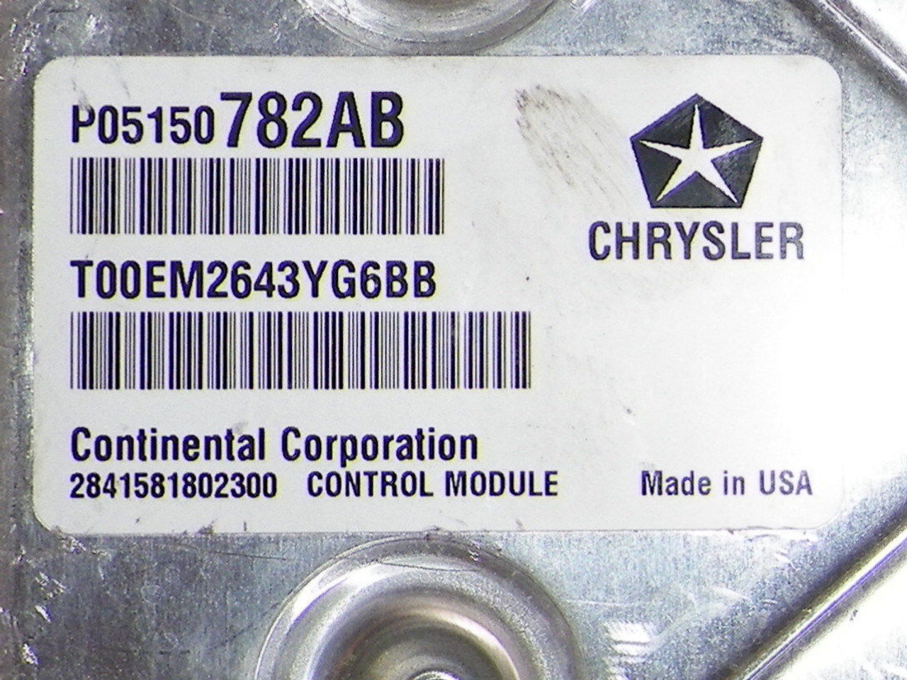 2014 14 DODGE JOURNEY ENGINE CONTROL MODULE ECM ECU BRAIN WM5870