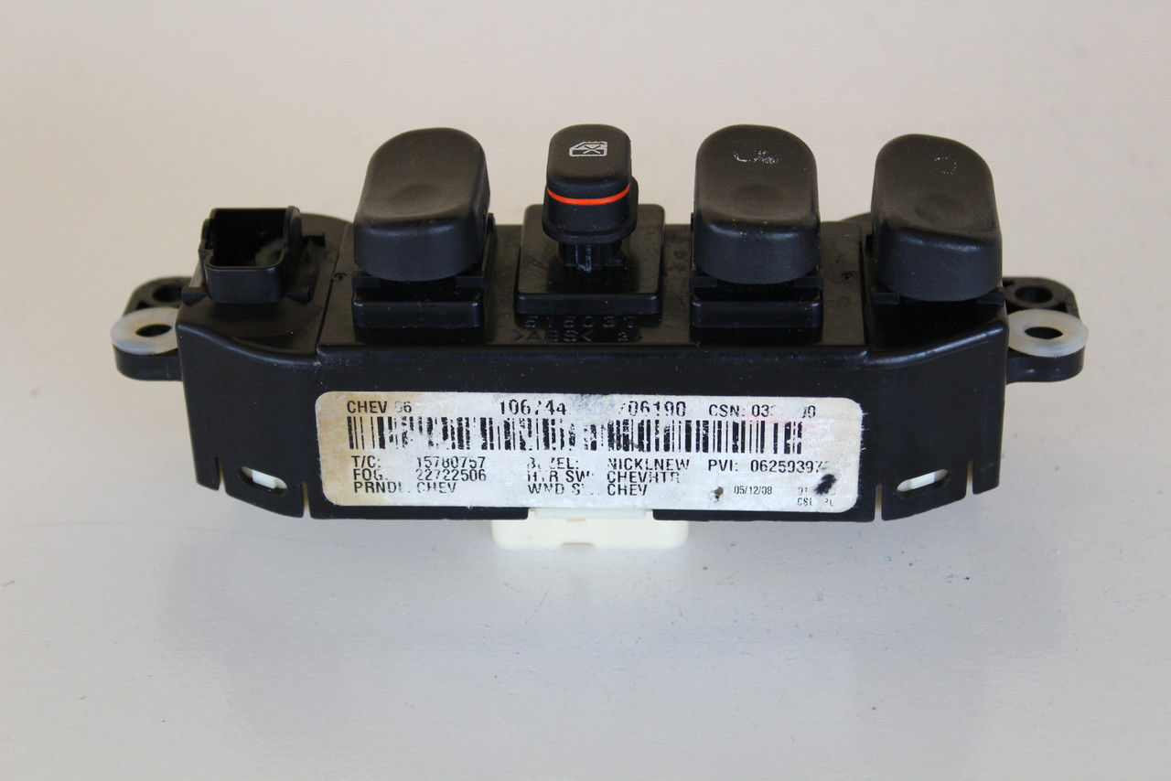 06 07 08 Chevrolet Chevy HHR Drivers Side Left Master Window Switch OEM
