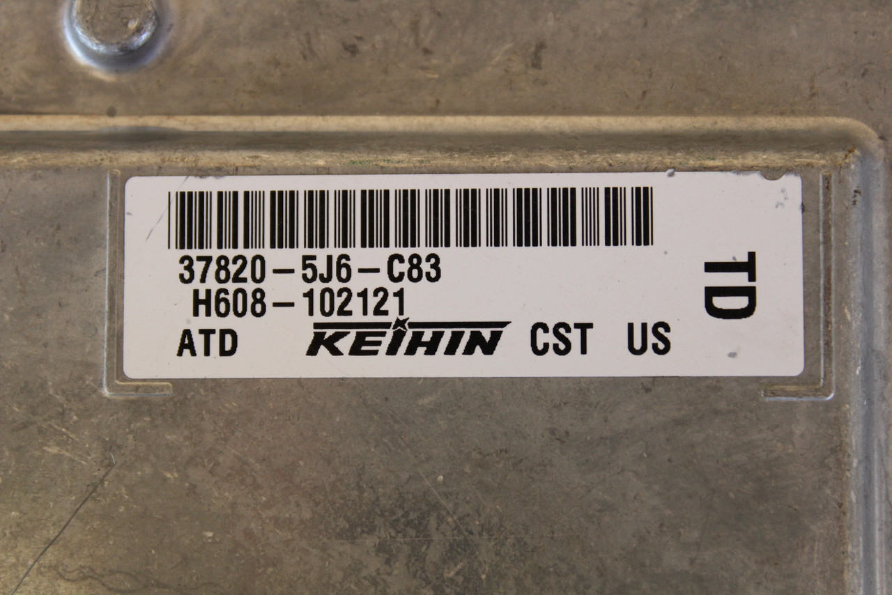 2017 Acura MDX 37820-5J6-C83 Computer Brain Engine Control ECU ECM EBX Module