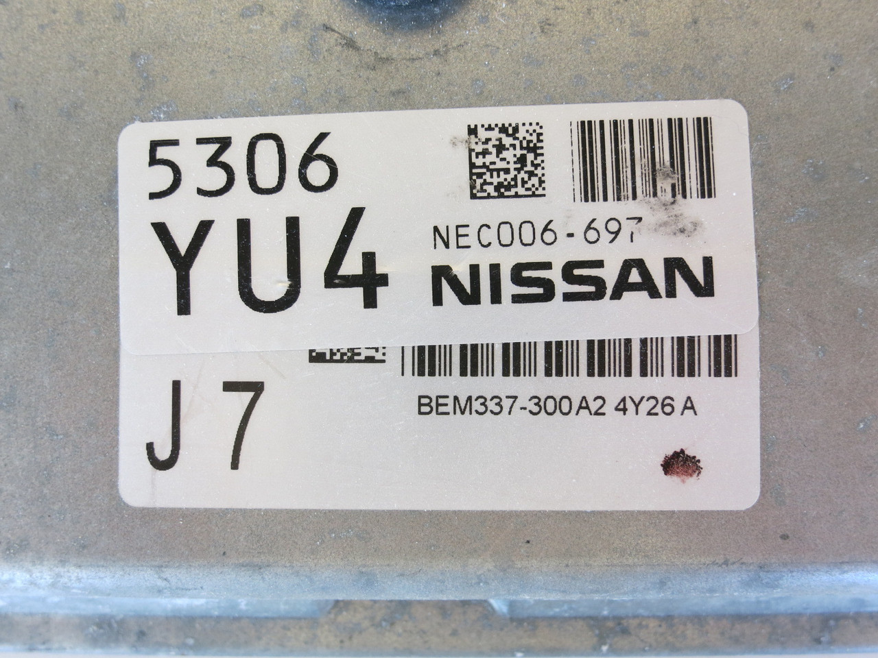 14-17 Nissan NV200 BEM337-300 A2 Computer Engine Control ECU ECM EBX Module