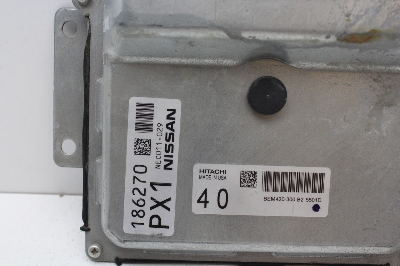 16 17 Nissan Maxima NEC011-029 Computer Brain Engine Control ECU ECM EBX Module