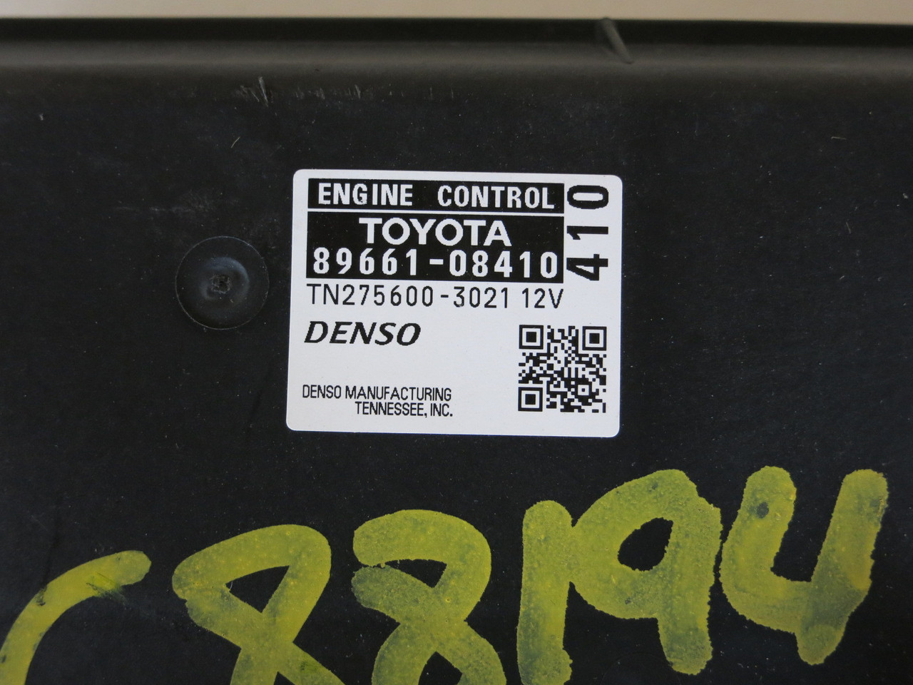 15 16 Toyota Sienna 89661-08410 Computer Brain Engine Control ECU ECM EBX Module