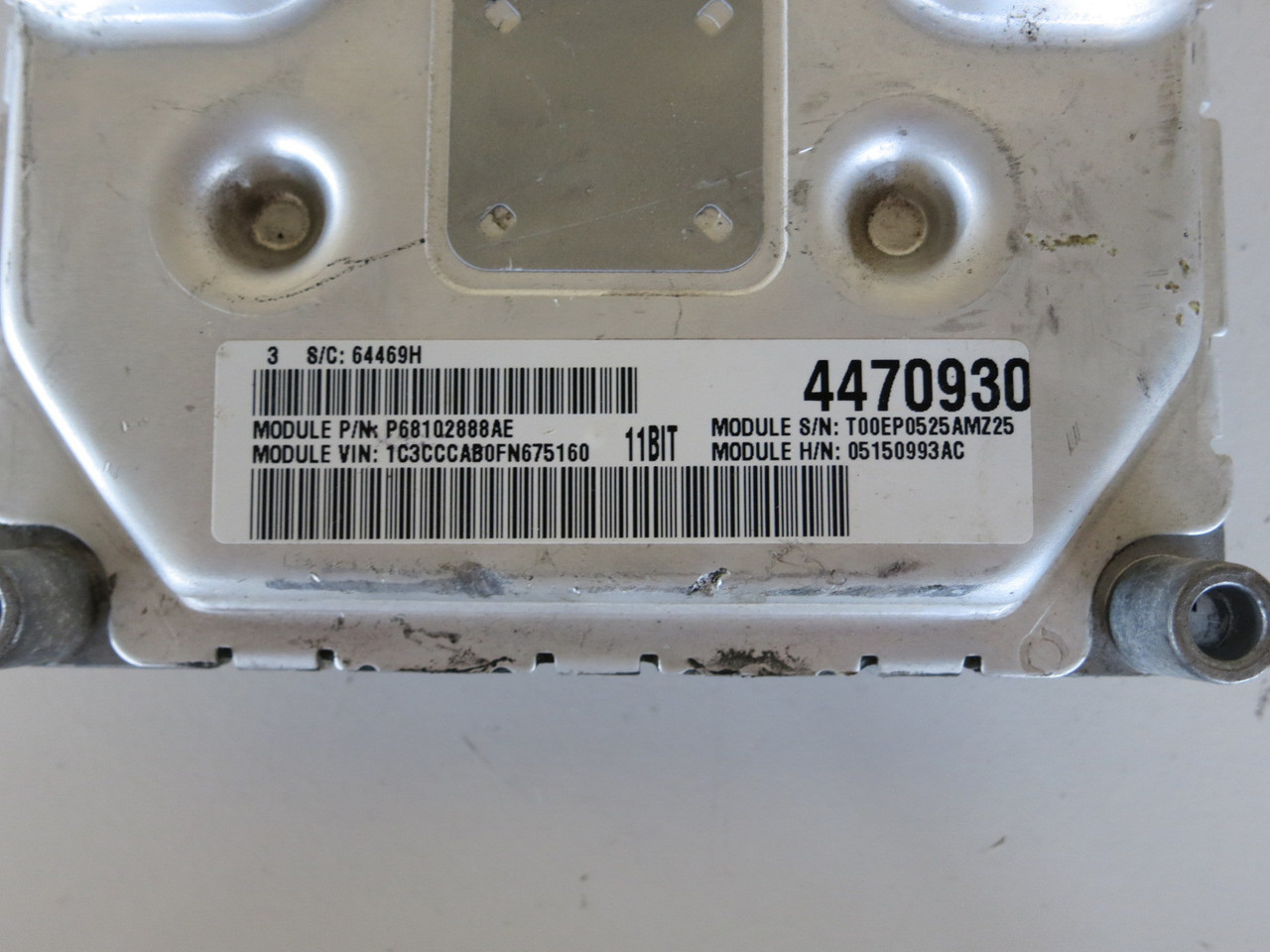 15 Chrysler 200 5150993AC Computer Brain Engine Control ECU ECM EBX Module