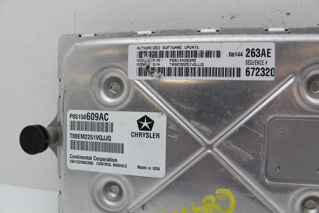 12 Dodge Charger P05150609AC Computer Brain Engine Control ECU ECM EBX Module