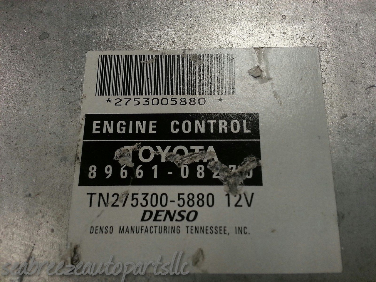 2009 09 TOYOTA SIENNA FWD COMPUTER BRAIN ENGINE CONTROL ECU ECM MODULE N5814