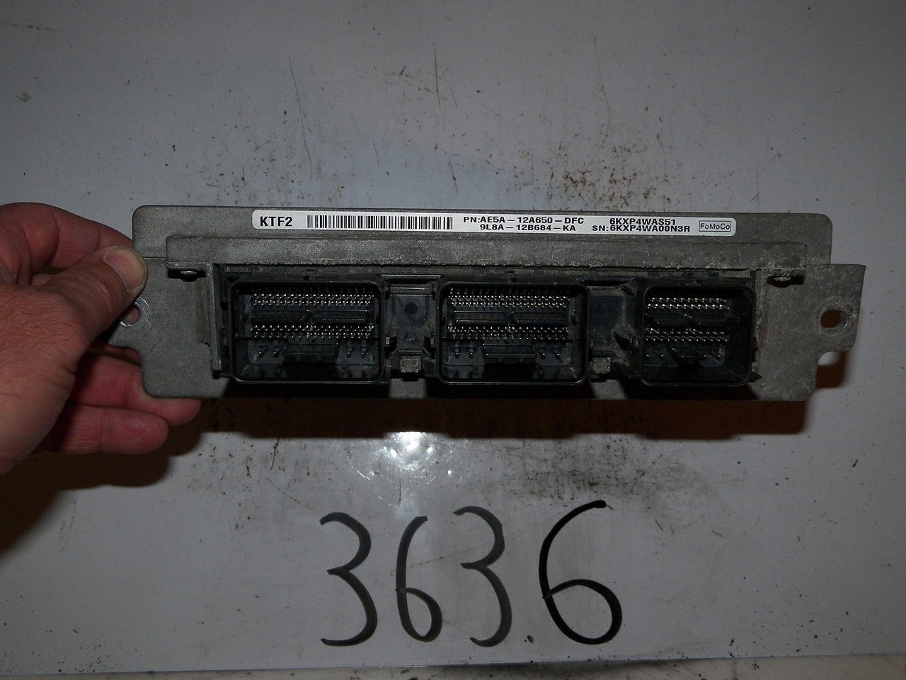 2011 11 FUSION MILAN 2.5L COMPUTER BRAIN ENGINE CONTROL ECU ECM MODULE UNIT