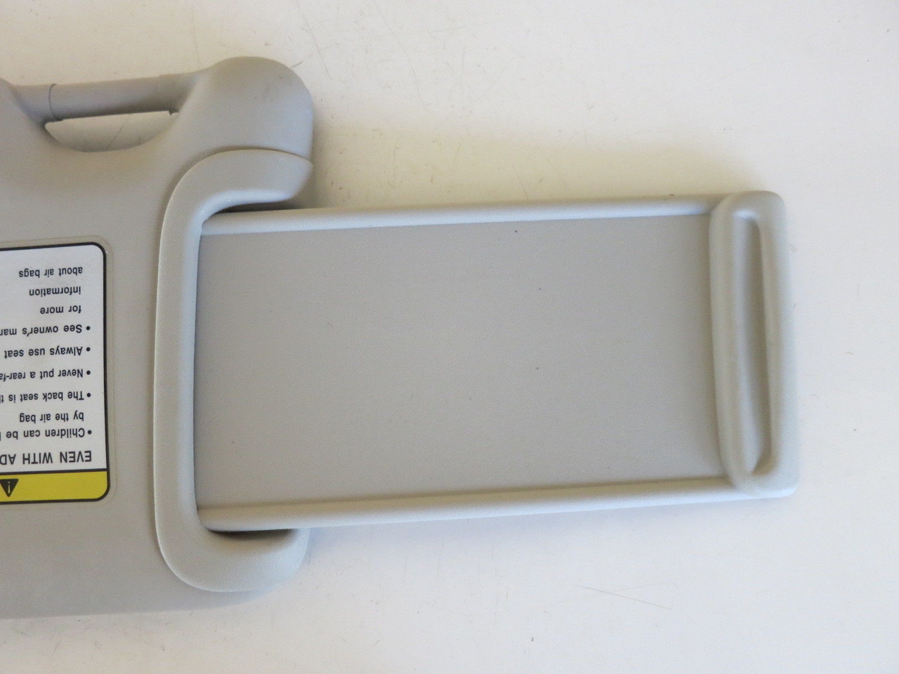 13 14 NISSAN VERSA RIGHT PASSENGER SIDE INTERIOR SUN VISOR SUNVISOR Grey V2985