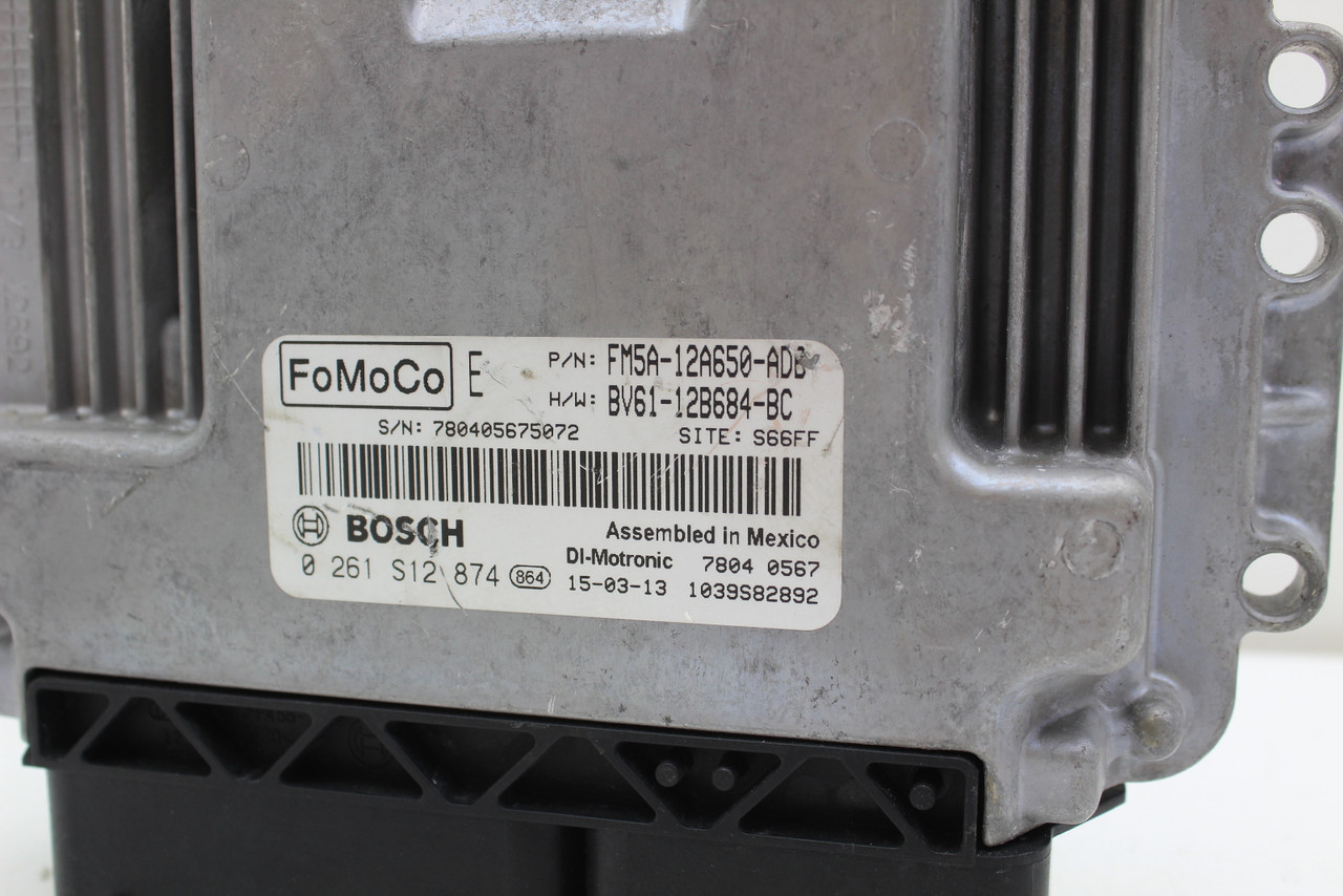13-16 Ford Focus FM5A-12A650-ADB Computer Brain Engine Control ECU ECM Module