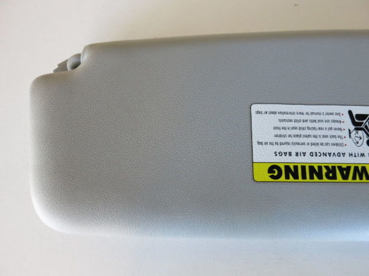 04-10 BMW 530I RIGHT PASSENGER SIDE INTERIOR SUN VISOR SUNVISOR GRAY GREY V5044