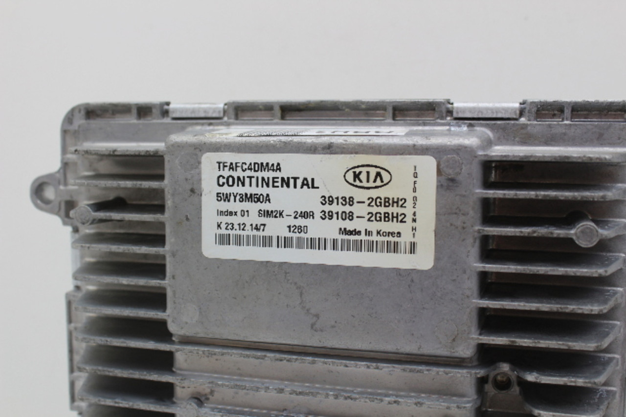 15 Kia Optima 39108-2GBH2 Computer Brain Engine Control ECU ECM EBX Module
