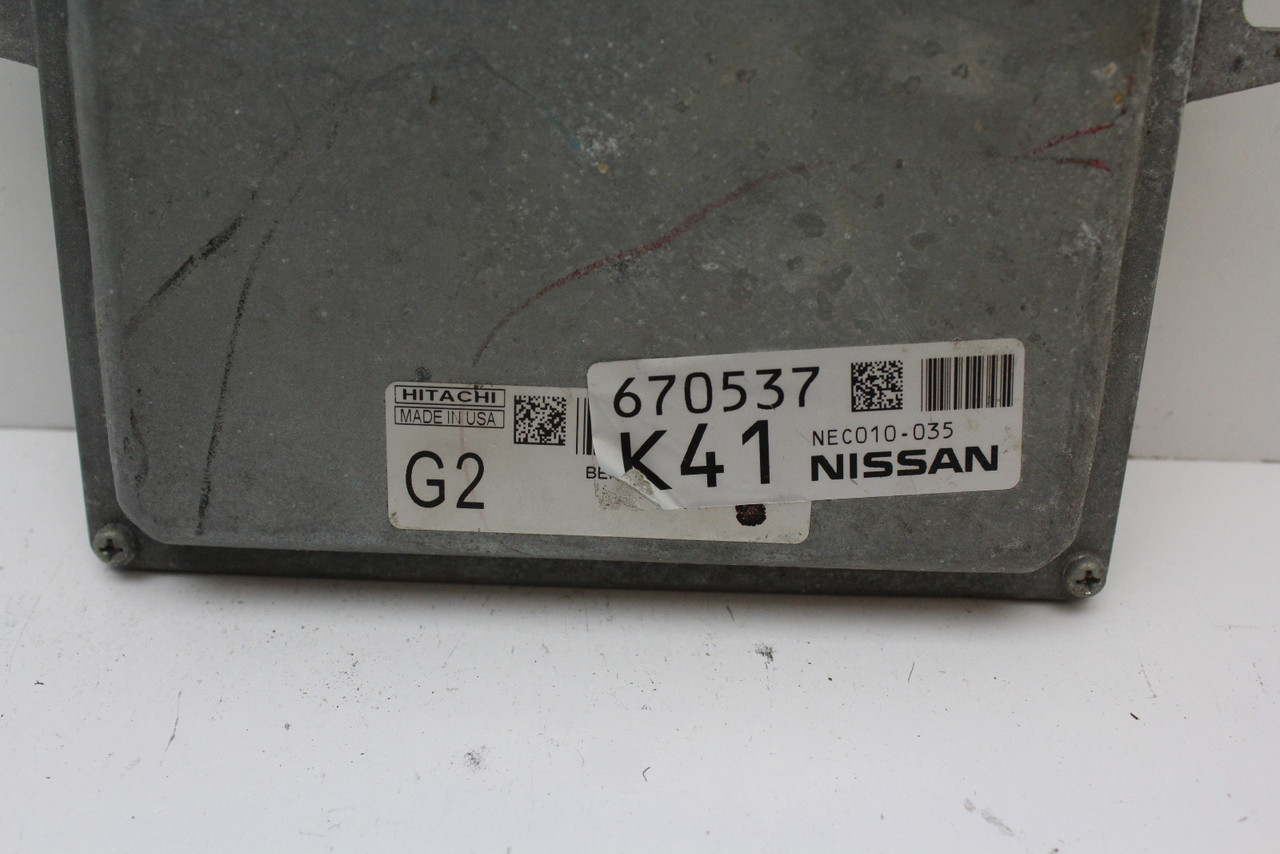 13 2013 Nissan Pathfinder NEC010-035 Computer Engine Control ECU ECM EBX Module