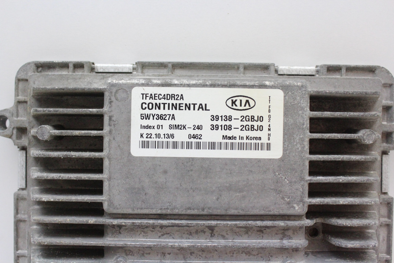 14 15 Kia Optima 39108-2GBJ0 Computer Brain Engine Control ECU ECM EBX Module