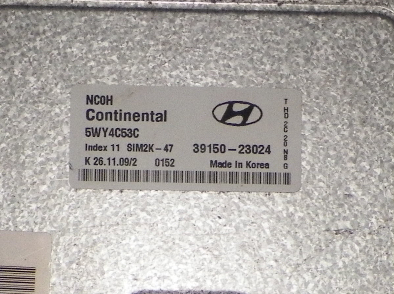 07 08 09 10 HYUNDAI ELANTRA 2.0L COMPUTER BRAIN ENGINE CONTROL ECU ECM MODULE