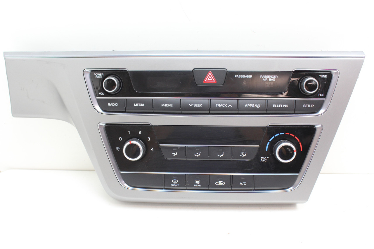 15 16 17 Hyundai Sonata Climate Control Panel Temperature Unit A/C Heater 15 16 17 Hyundai Sonata Climate Control Panel Temperature Unit A/C Heater