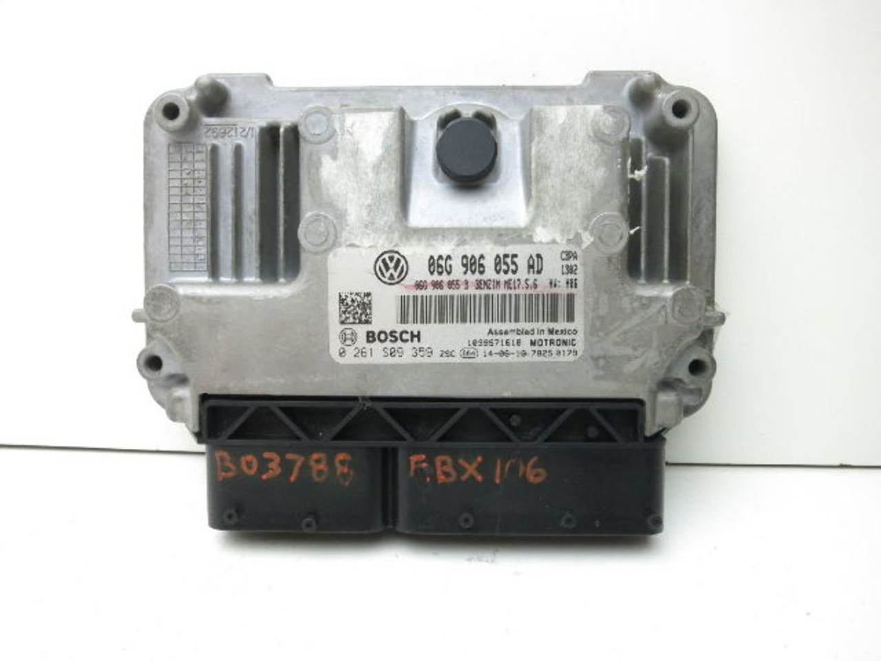 11 12 JETTA 06G 906 055 AD COMPUTER ENGINE CONTROL ECU ECM EBX MODULE K8488