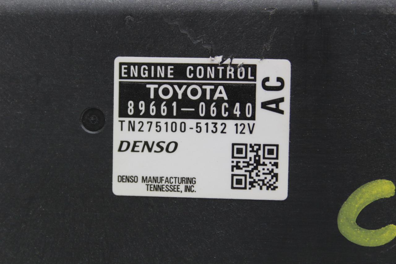 07 Toyota Camry 89661-06C40 Computer Brain Engine Control ECU ECM EBX Module