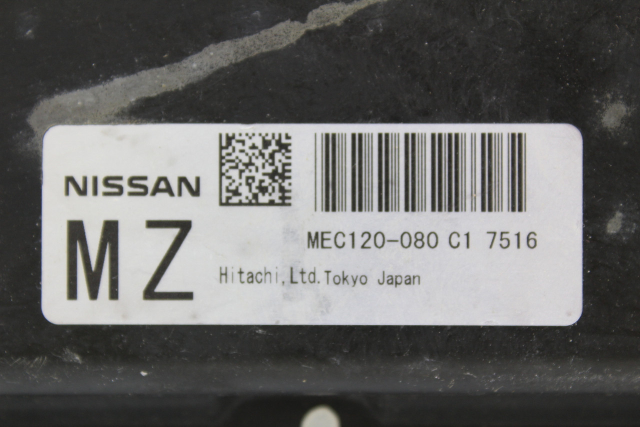 08 Nissan Altima MEC120-080 C1 Computer Brain Engine Control ECU ECM EBX Module