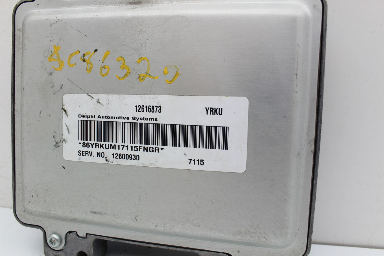 06-09 Buick Lacrosse 12600930 Computer Brain Engine Control ECU ECM EBX Module