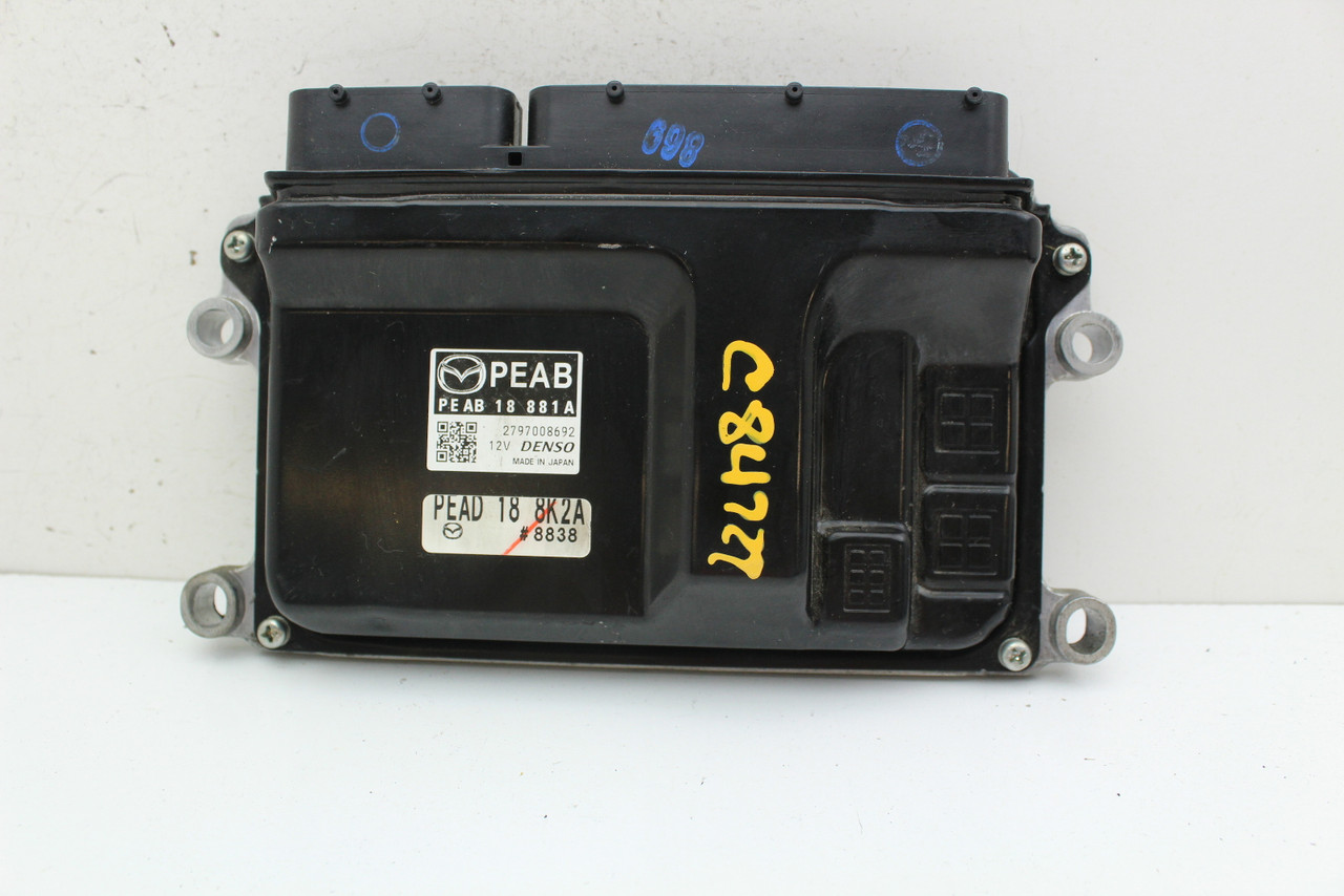14 Mazda 3 PEAB 18 881A Computer Brain Engine Control ECU ECM EBX