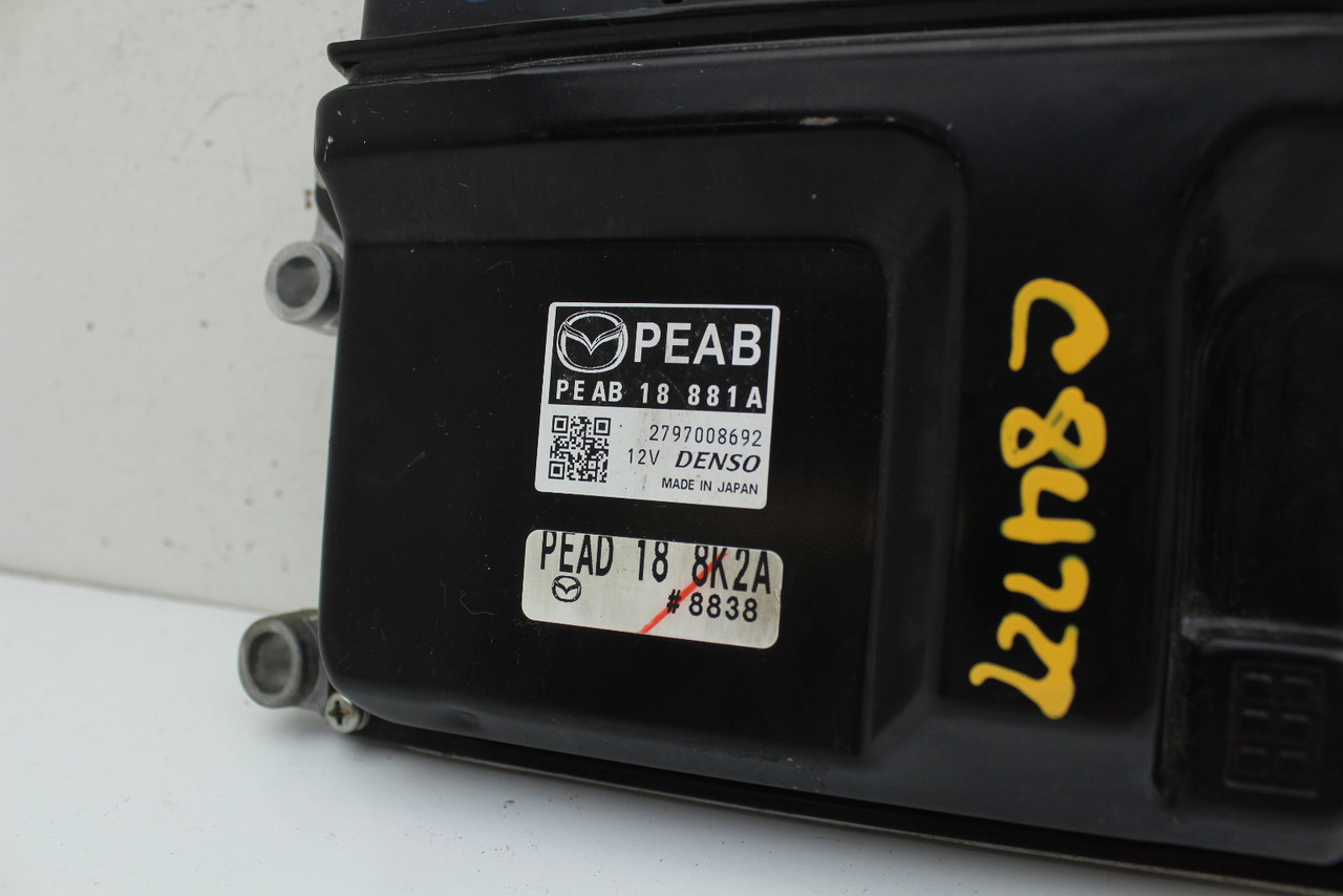 14 Mazda 3 PEAB 18 881A Computer Brain Engine Control ECU ECM EBX