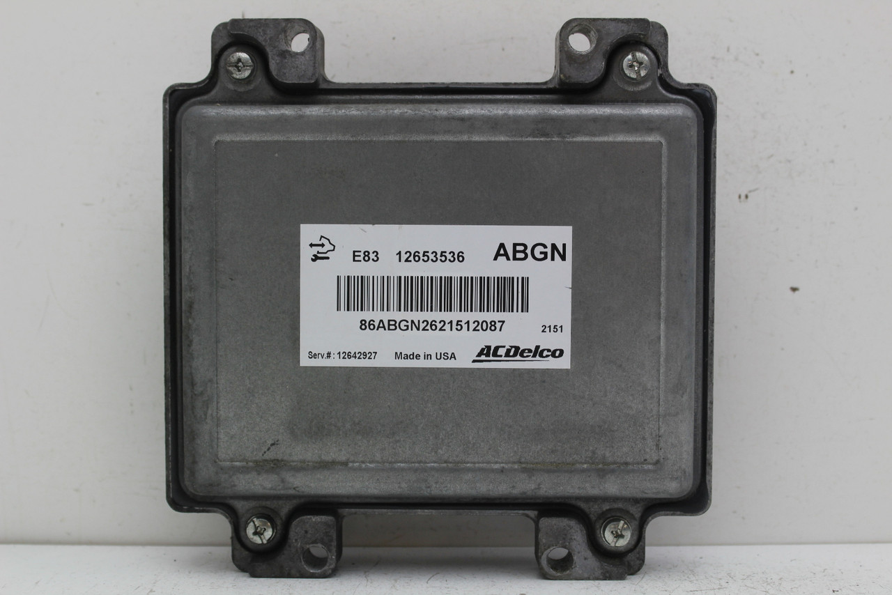 09-14 Pontiac G3 12642927 Computer Brain Engine Control ECU ECM EBX Module