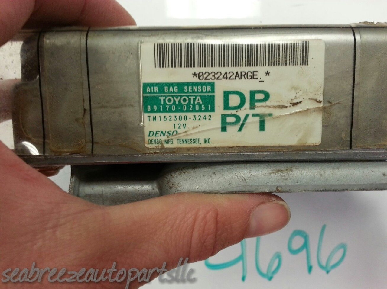 98 99 00 COROLLA PRIZM SUPPLEMENTAL SAFETLY RESTRAINT SYSTEM MODULE 89170-02051