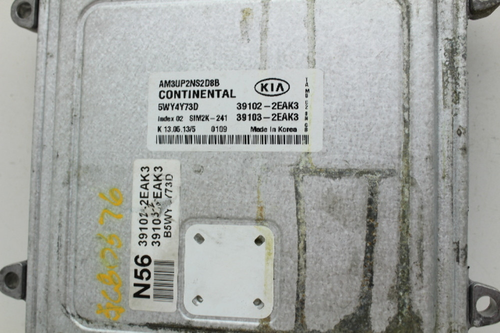 12 13 Kia Soul 39103-2EAK3 Computer Brain Engine Control ECU ECM EBX Module