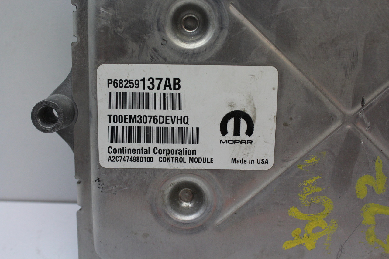 2018 18 Jeep Cherokee 3.2L P68316599AC Computer Engine Control ECU ECM Module