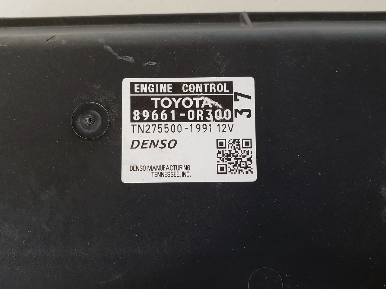 2012 Toyota Rav4 89661-0R300 Computer Brain Engine Control ECU ECM EBX Module