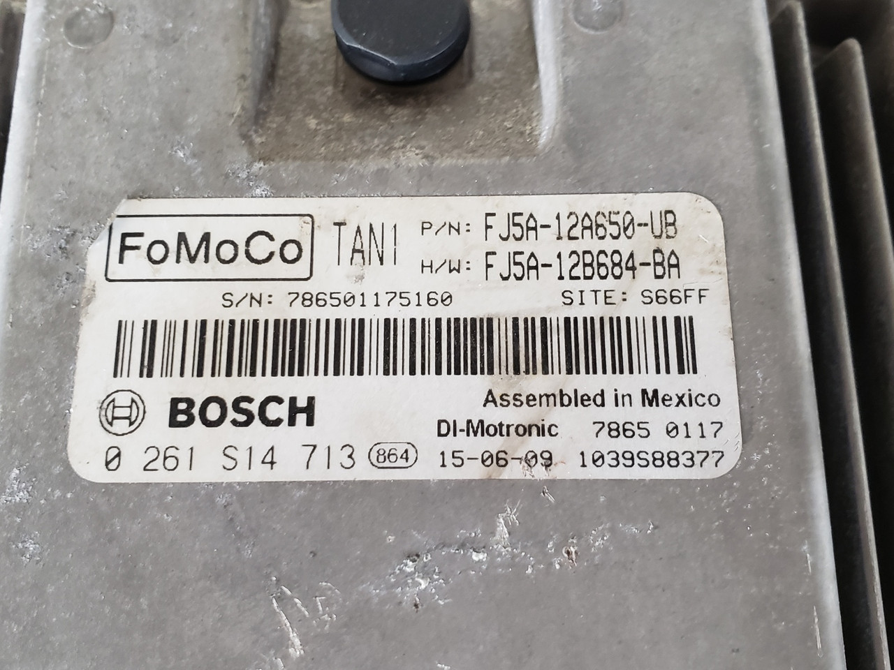 2016 Ford Escape FJ5A-12A650-UB Computer Brain Engine Control ECU ECM EBX Module