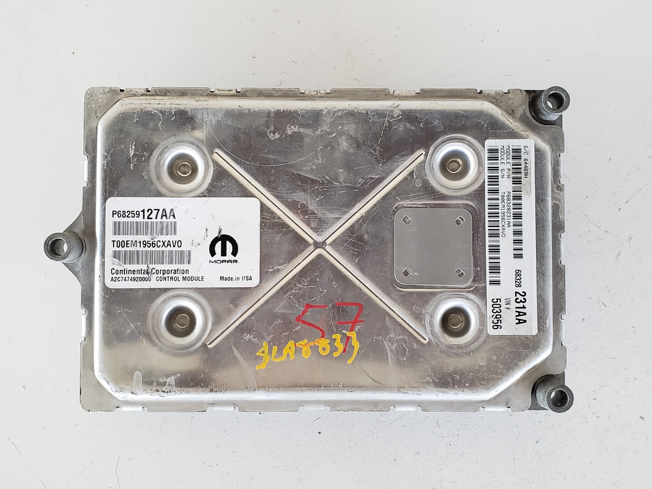 2017 Dodge Journey P68328231AA Computer Brain Engine Control ECU ECM EBX Module