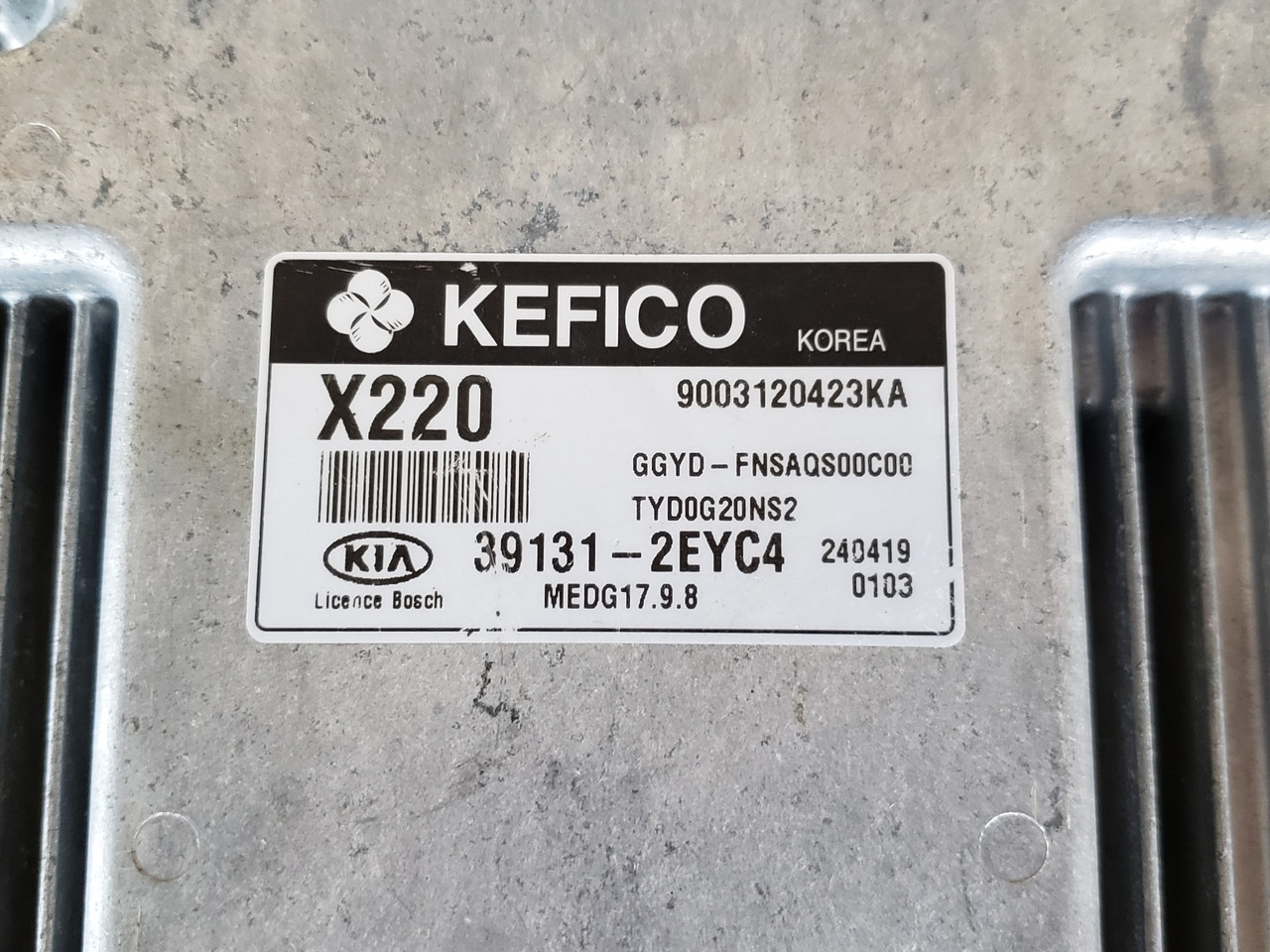 2015 Kia Forte 39131-2EYC4 Computer Brain Engine Control ECU ECM EBX Module