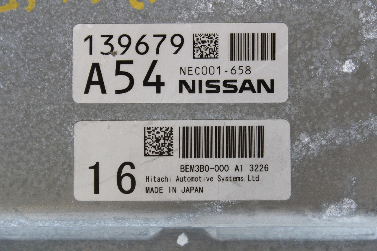 2013 Nissan Quest BEM3B0-000 A1 Computer Brain Engine Control ECU ECM EBX Module