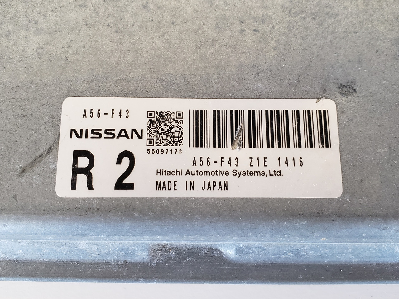 2011 Nissan Maxima A56-F43 Z1E Computer Brain Engine Control ECU ECM EBX Module
