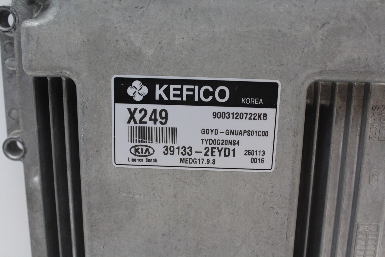 2016 16 Kia Forte 39133-2EYD1 Computer Brain Engine Control ECU ECM EBX Module