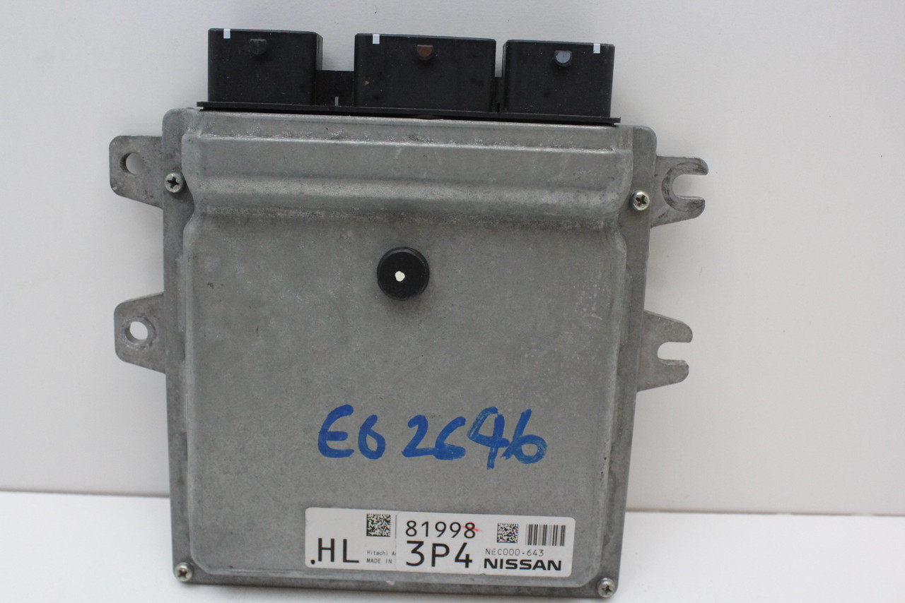 12 2012 Nissan Rogue NEC000-643 Computer Brain Engine Control ECU ECM EBX Module 12 2012 Nissan Rogue NEC000-643 Computer Brain Engine Control ECU ECM EBX Module