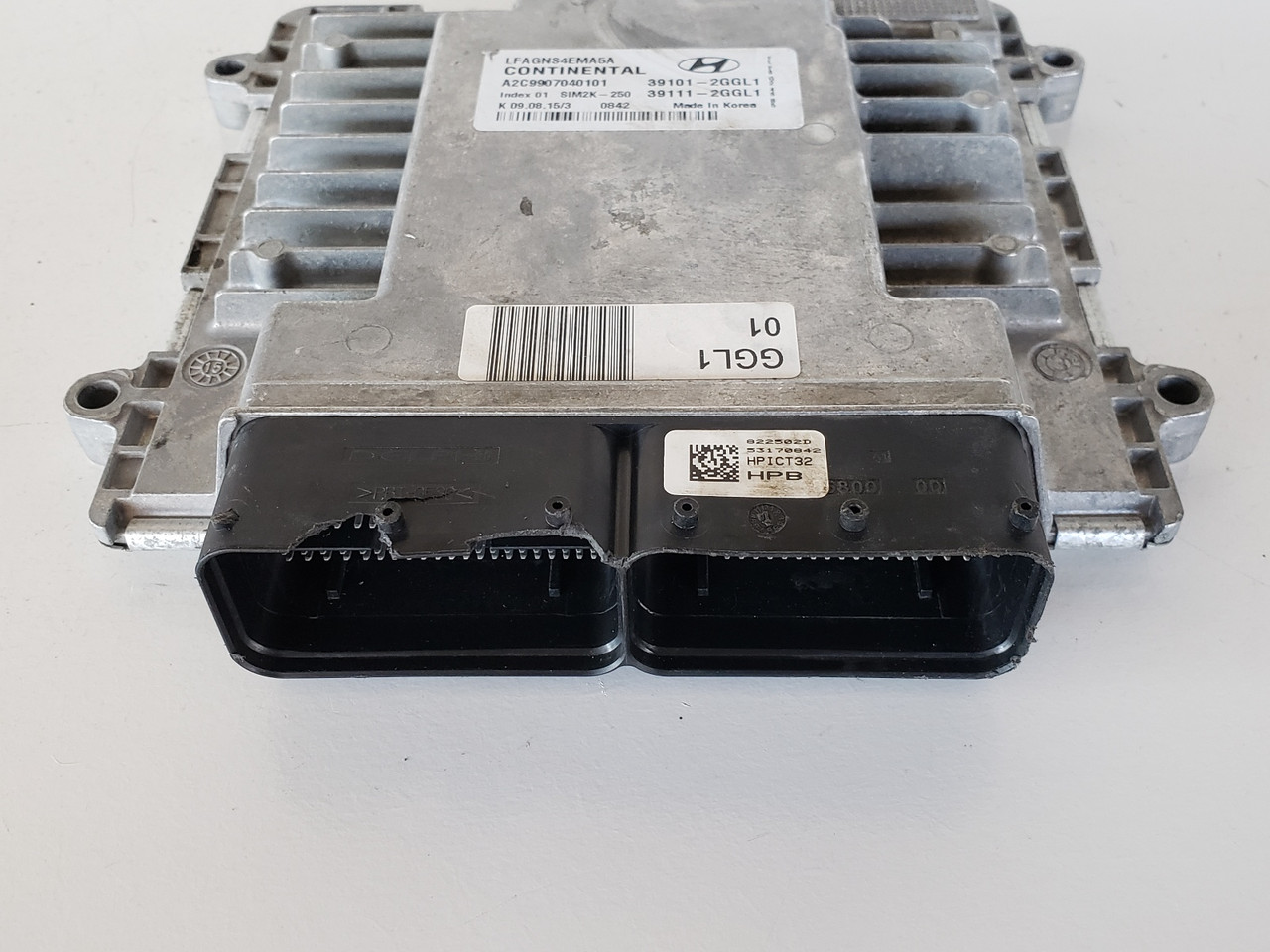 2015-2017 Sonata 39111-2GGL1 Computer Brain Engine Control ECU ECM EBX Module