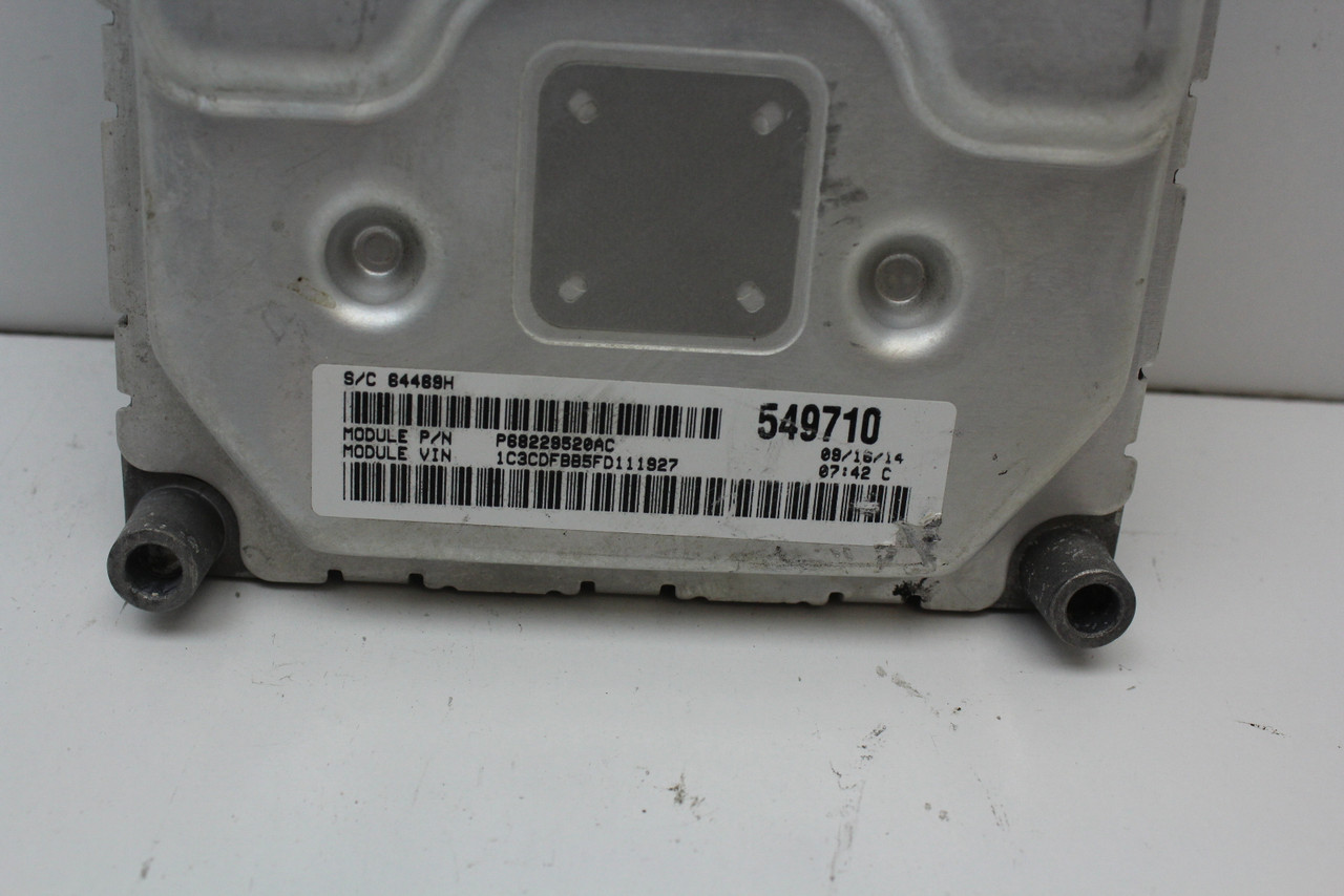 2015 15 Dodge Dart P68229520AC Computer Brain Engine Control ECU ECM EBX Module