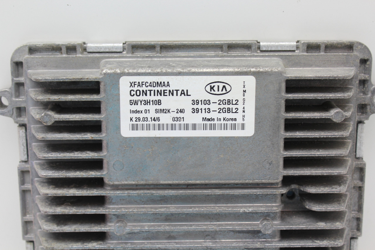 14 15 Sorento 2.4L AWD 39113-2GBL2 Computer Engine Control ECU ECM EBX Module