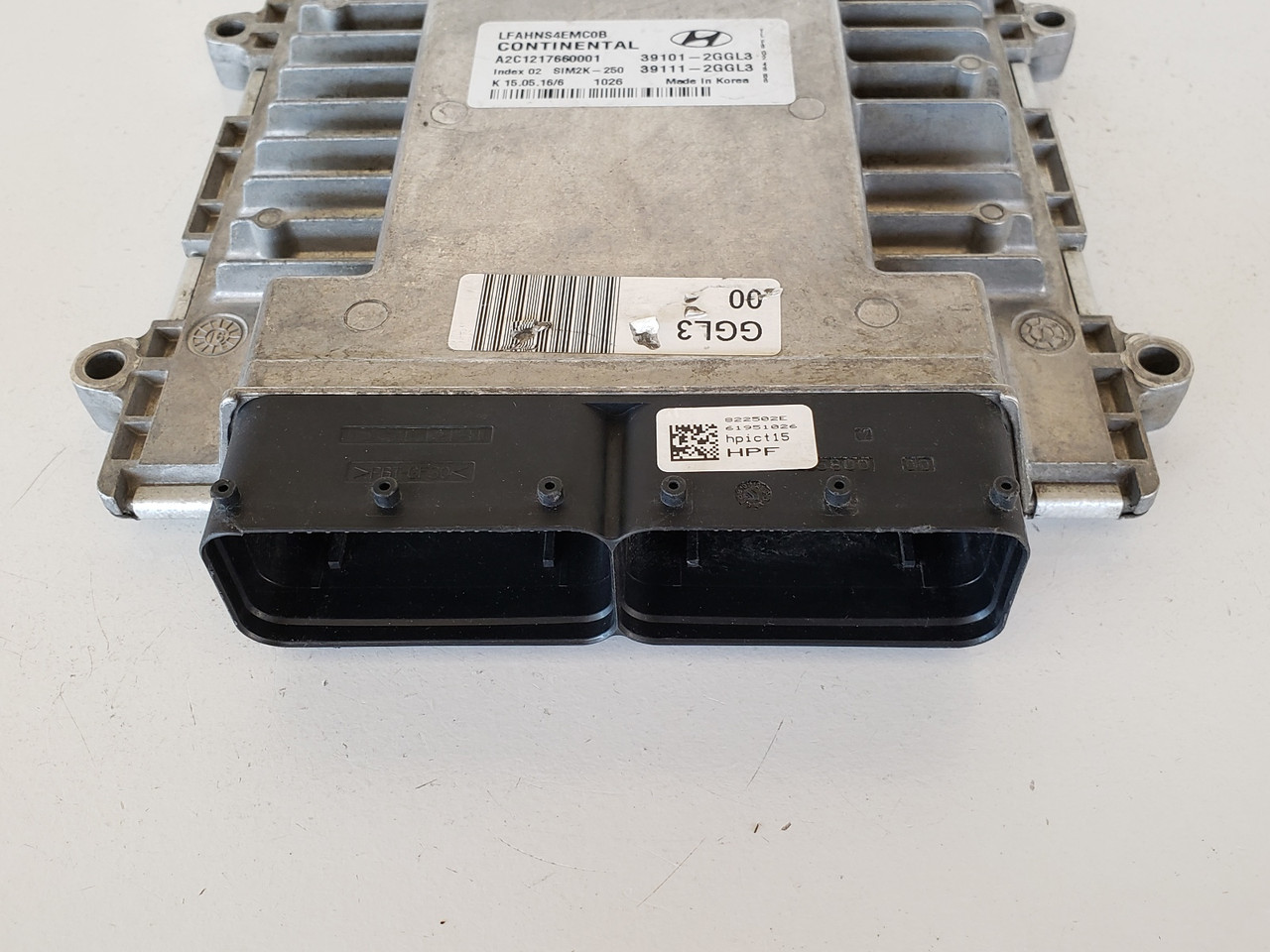 2015-2017 Sonata 39111-2GGL3 Computer Brain Engine Control ECU ECM EBX Module