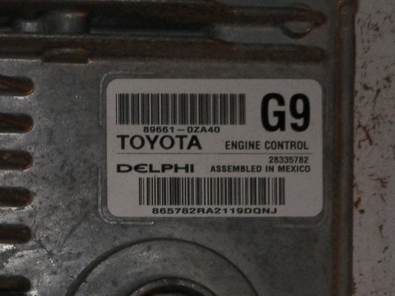 2012 12 TOYOTA COROLLA COMPUTER BRAIN ENGINE CONTROL ECU ECM MODULE