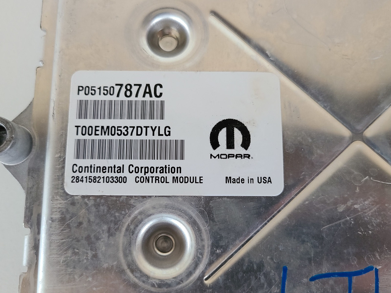 2014 Chrysler 300 P05150787AC Computer Brain Engine Control ECU ECM EBX Module