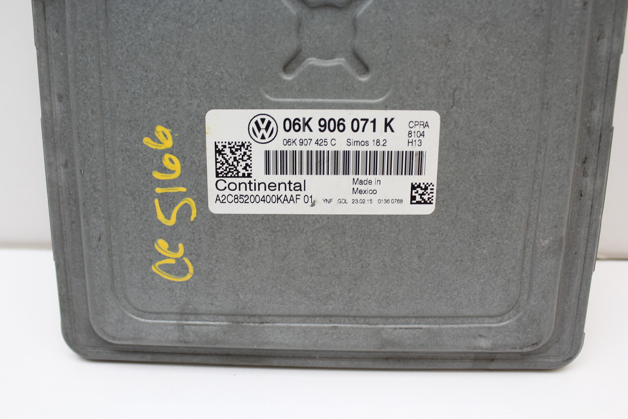 2015 15 Volkswagen Passat 06K 906 071 K Computer Engine Control ECU ECM Module