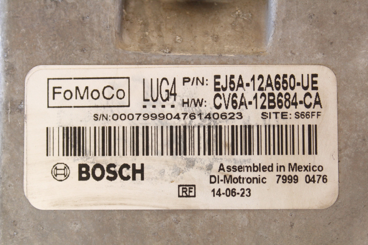 2014 Ford Escape EJ5A-12A650-UE Computer Brain Engine Control ECU ECM EBX Module